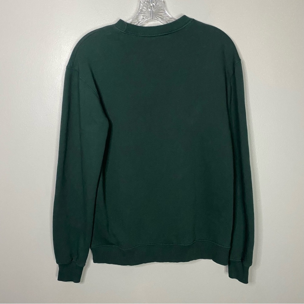 coca cola santa ugly Christmas sweater crewneck sweatshirt‎ xs dark green retro - Picture 6 of 9